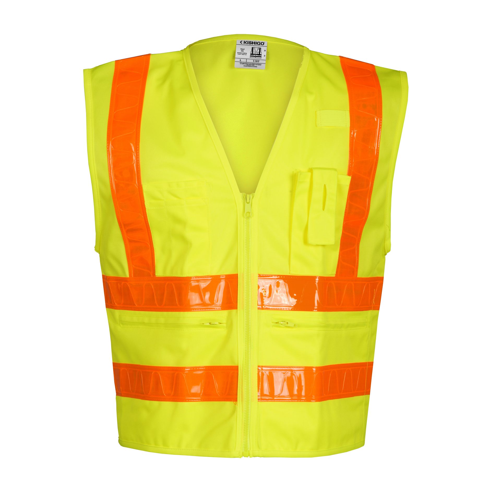 Picture of Kishigo 1197 Combined Performance 5 Pocket Solid Vest