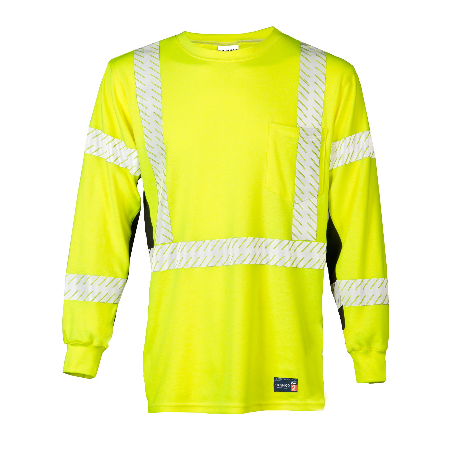 Picture of Kishigo F506 Premium Black Flame Resistant Long Sleeve T-Shirt