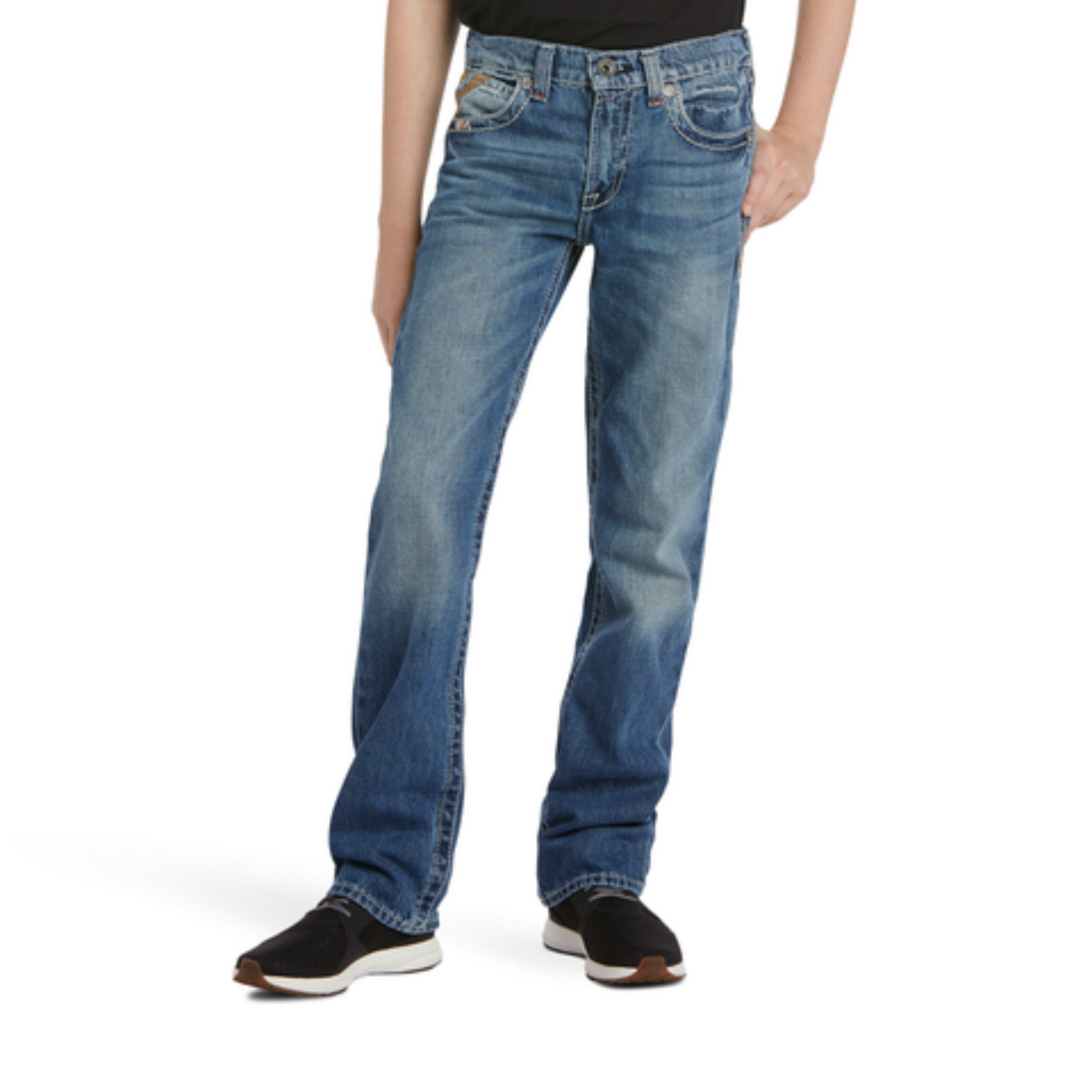 Picture of Ariat 10018347 B5 Slim Charger Stackable Straight Leg Jean