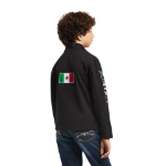 Picture of Ariat 10036550 New Team Softshell MEXICO Water Resistant Jacket