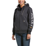 Picture of Ariat 10032910 Rebar All-Weather Full Zip Hoodie