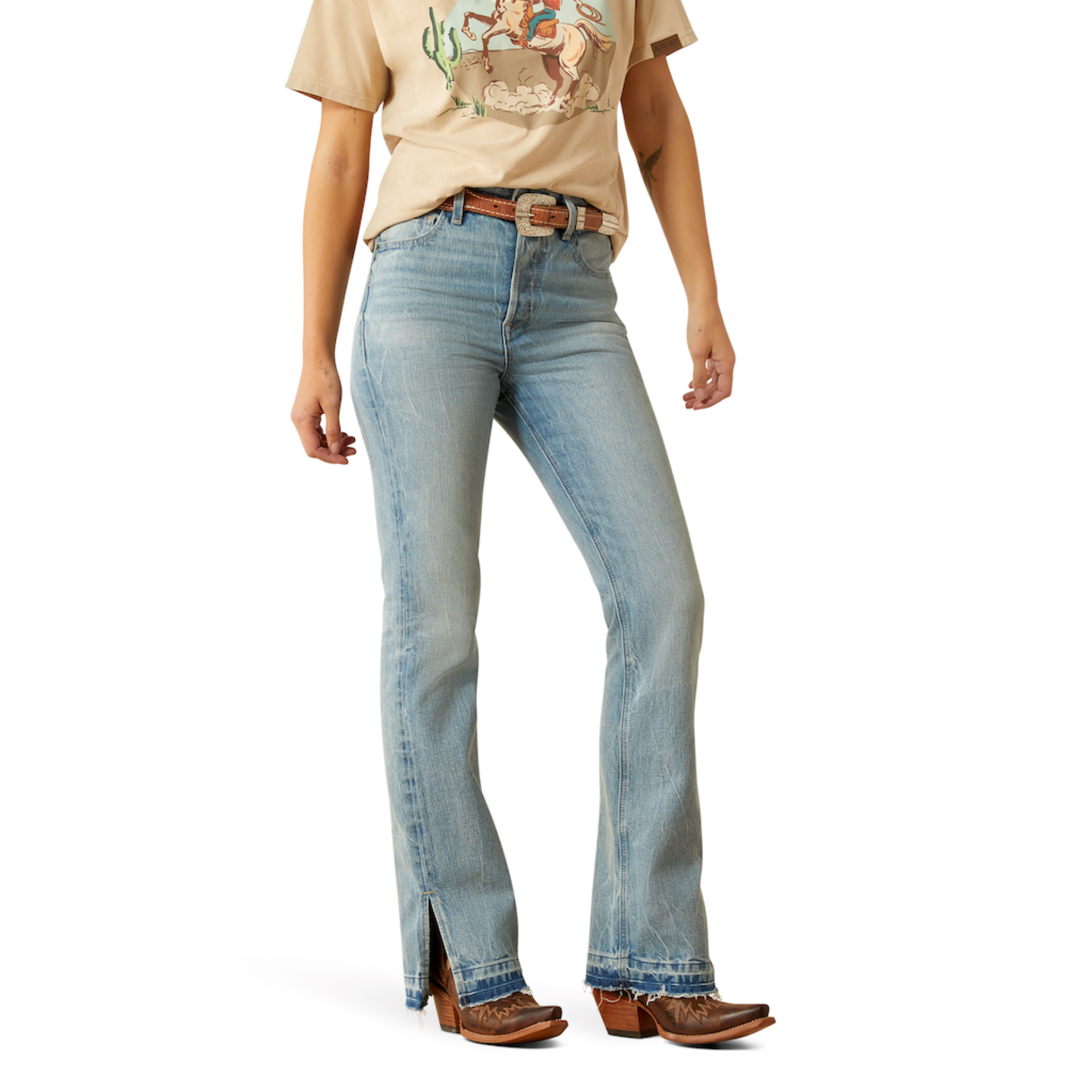 Picture of Ariat 10061734 Ultra High Rise Tomboy Jazmine Boot Cut Jean