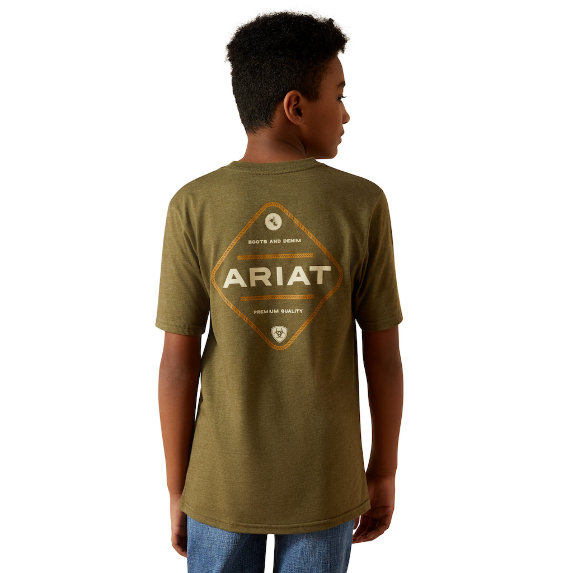 Picture of Ariat 10062410 Ariat Roped Diamond T-Shirt