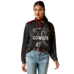 Picture of Ariat 10062838 Canvas Oversized T-Shirt