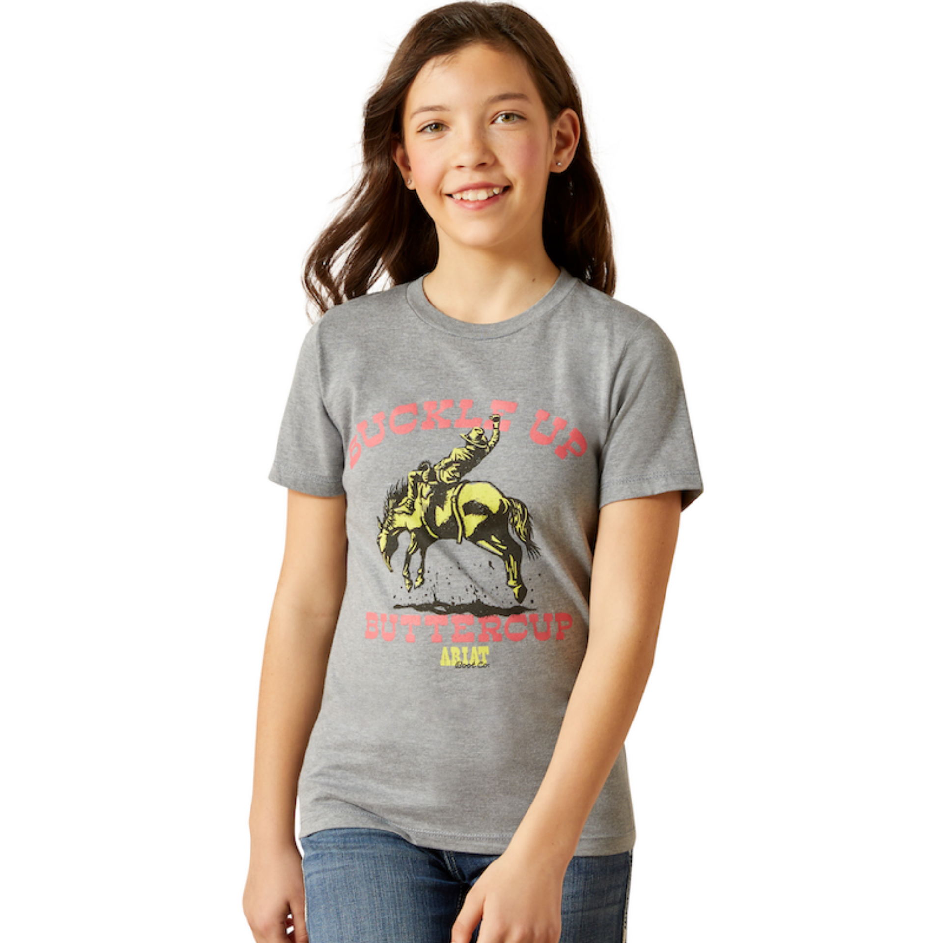 Picture of Ariat 10063753 Ariat Buck Up T-Shirt
