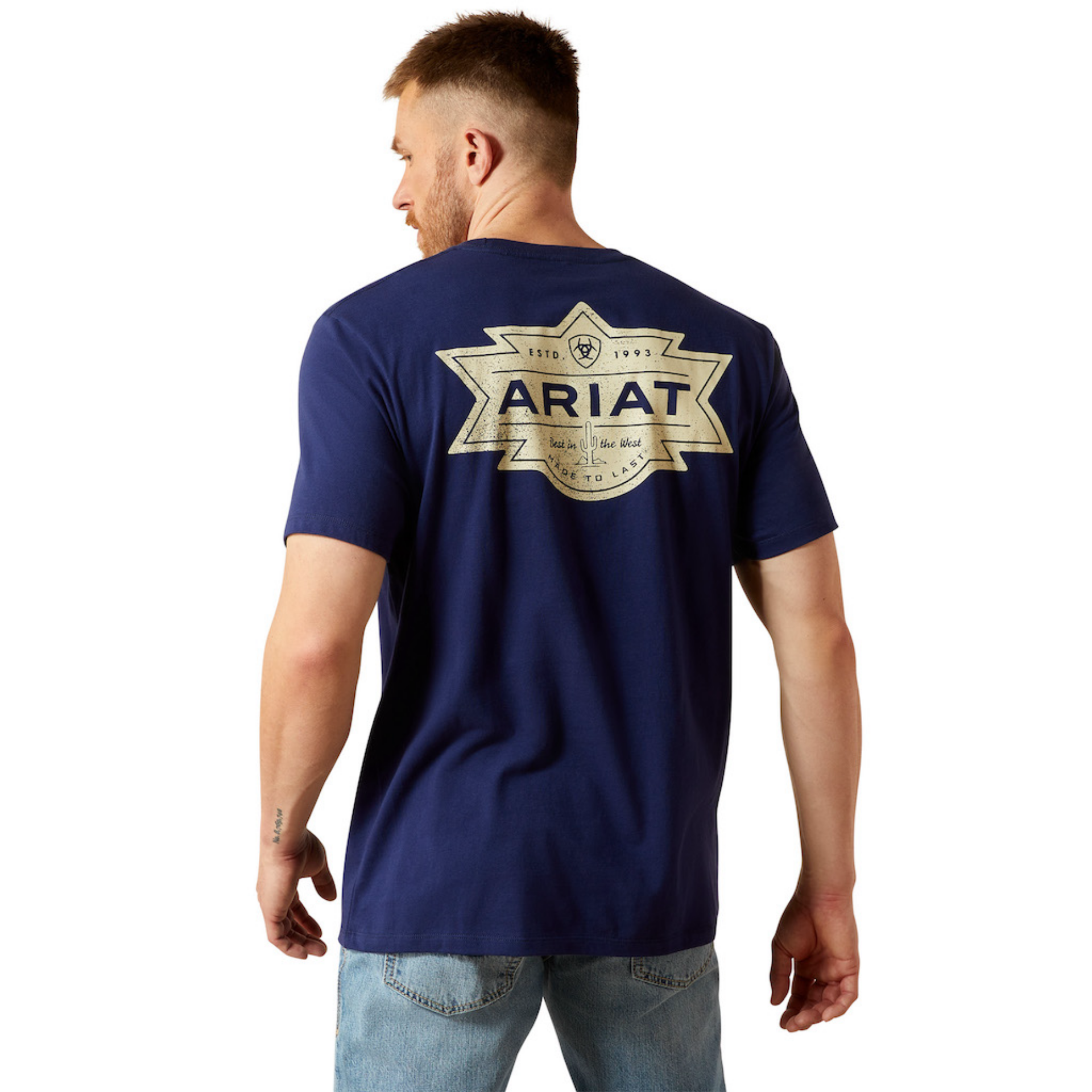 Picture of Ariat 10065904 Ariat Mesa Motif Lockup T-Shirt