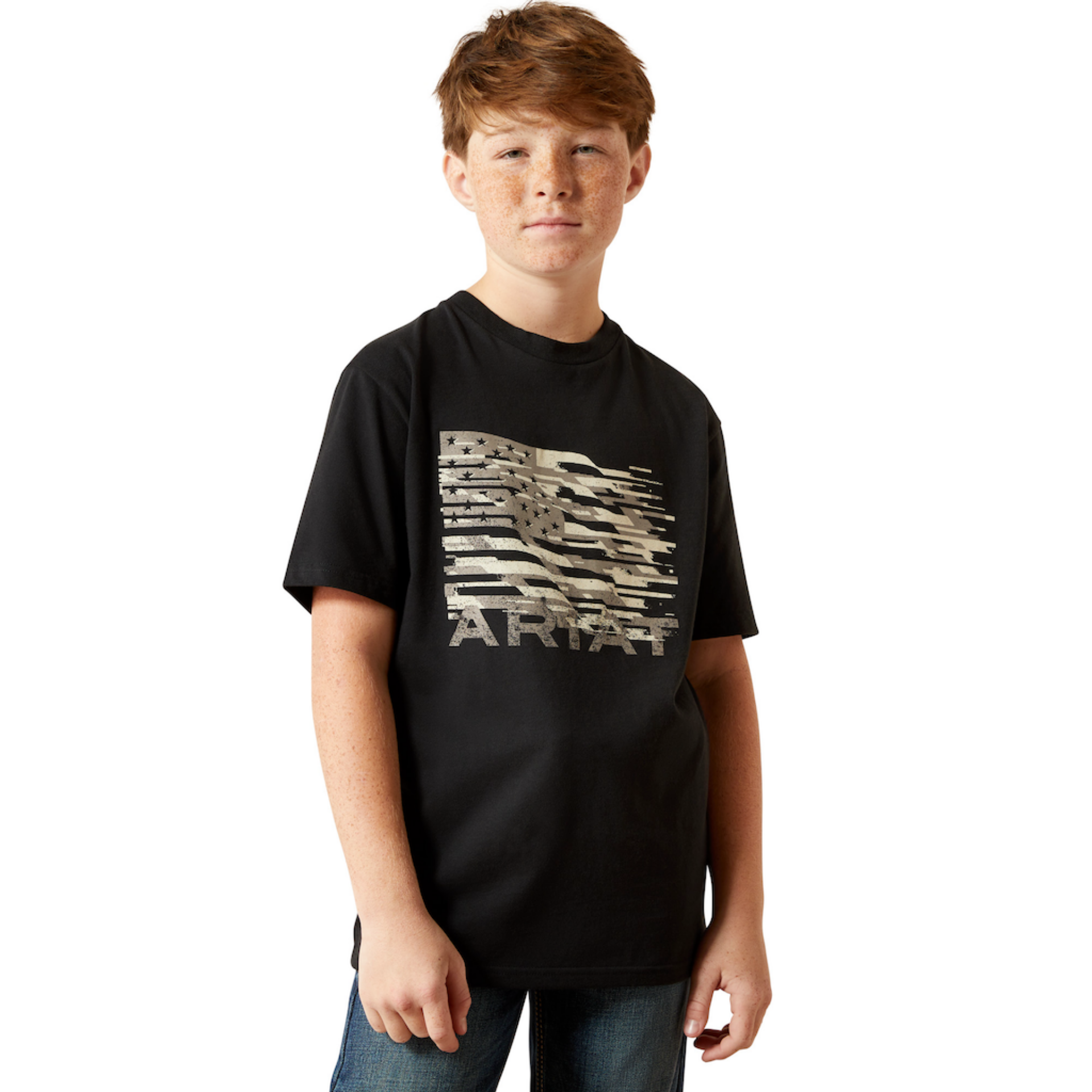 Picture of Ariat 10065980 Ariat Freedom Flag T-Shirt