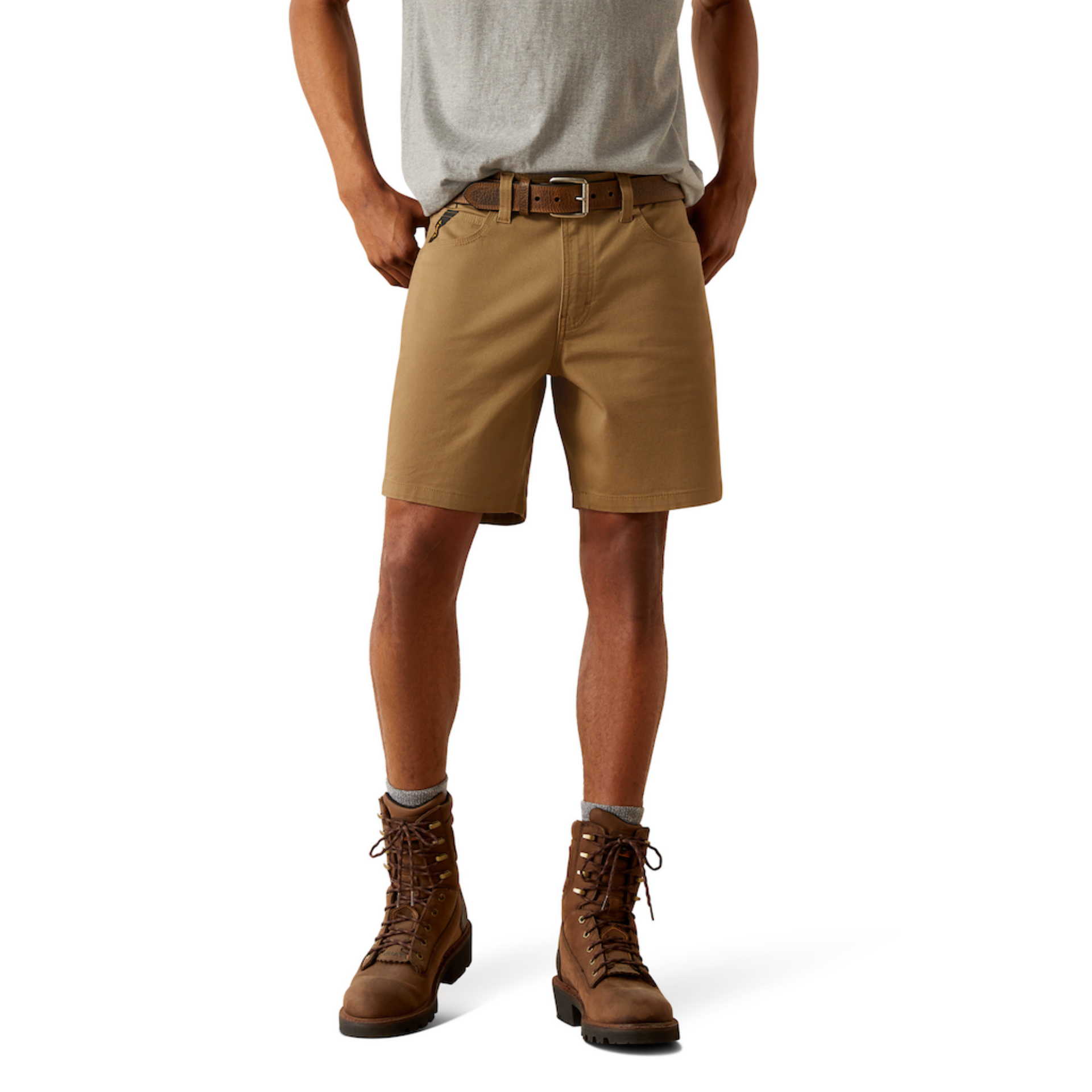 Picture of Ariat 10058730 Rebar DuraStretch Made Tough 8 Short