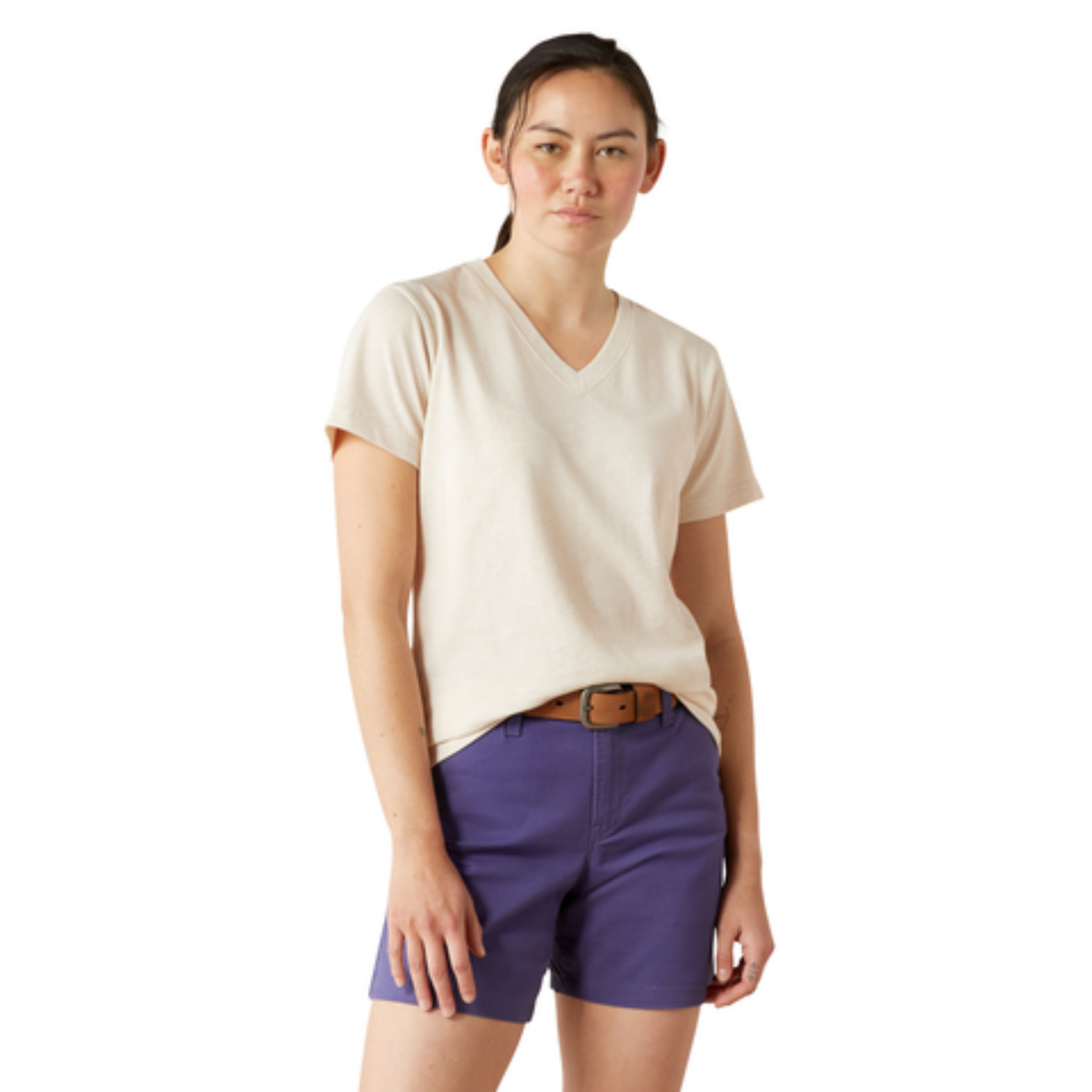 Picture of Ariat 10054438 Rebar Cotton Strong Standard V-Neck T-Shirt