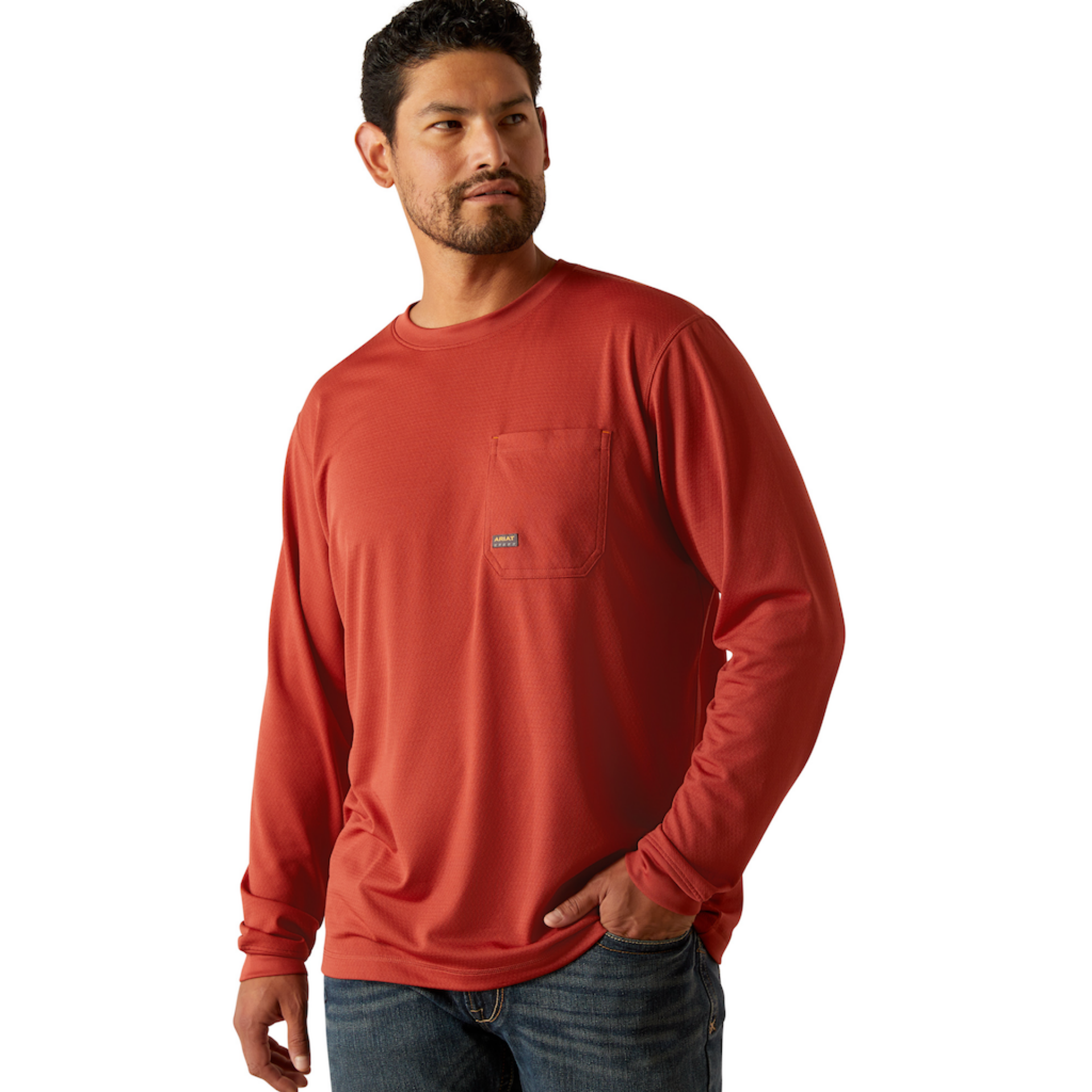 Picture of Ariat 10054531 Rebar Heat Fighter Staple T-Shirt