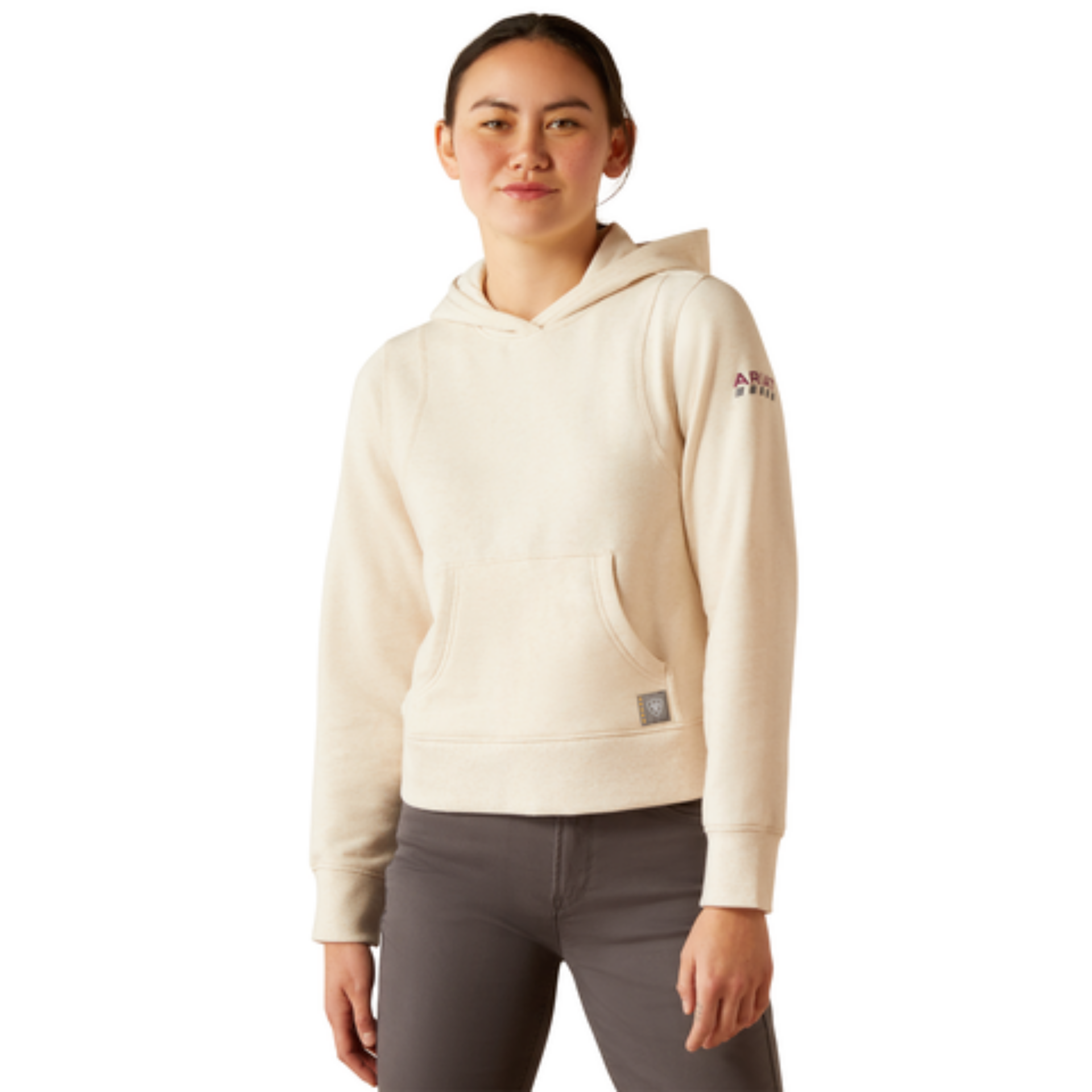Picture of Ariat 10054861 Rebar Lightweight Cropped Hoodie