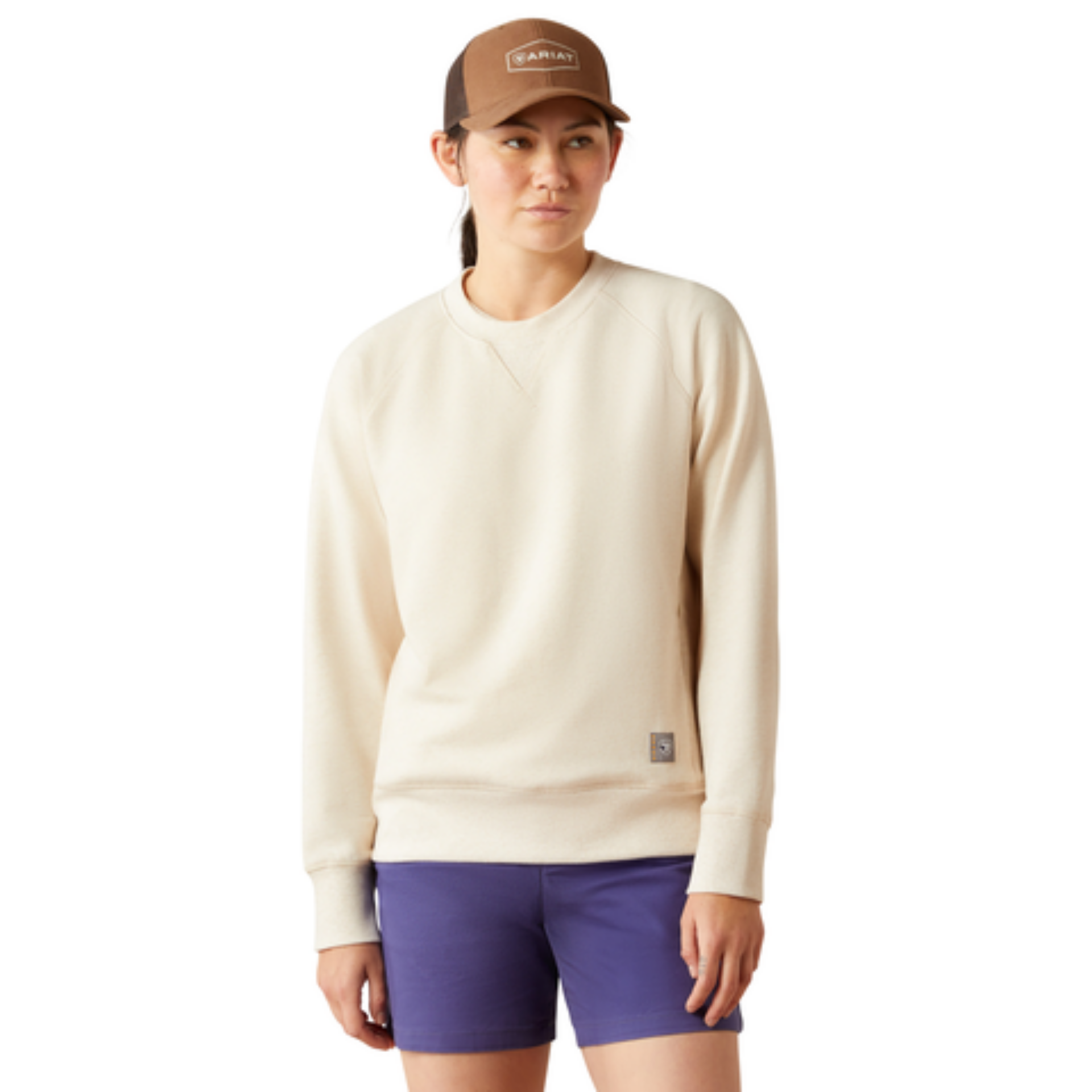 Picture of Ariat 10055113 Rebar Workman Washed Fleece Sweatshirt