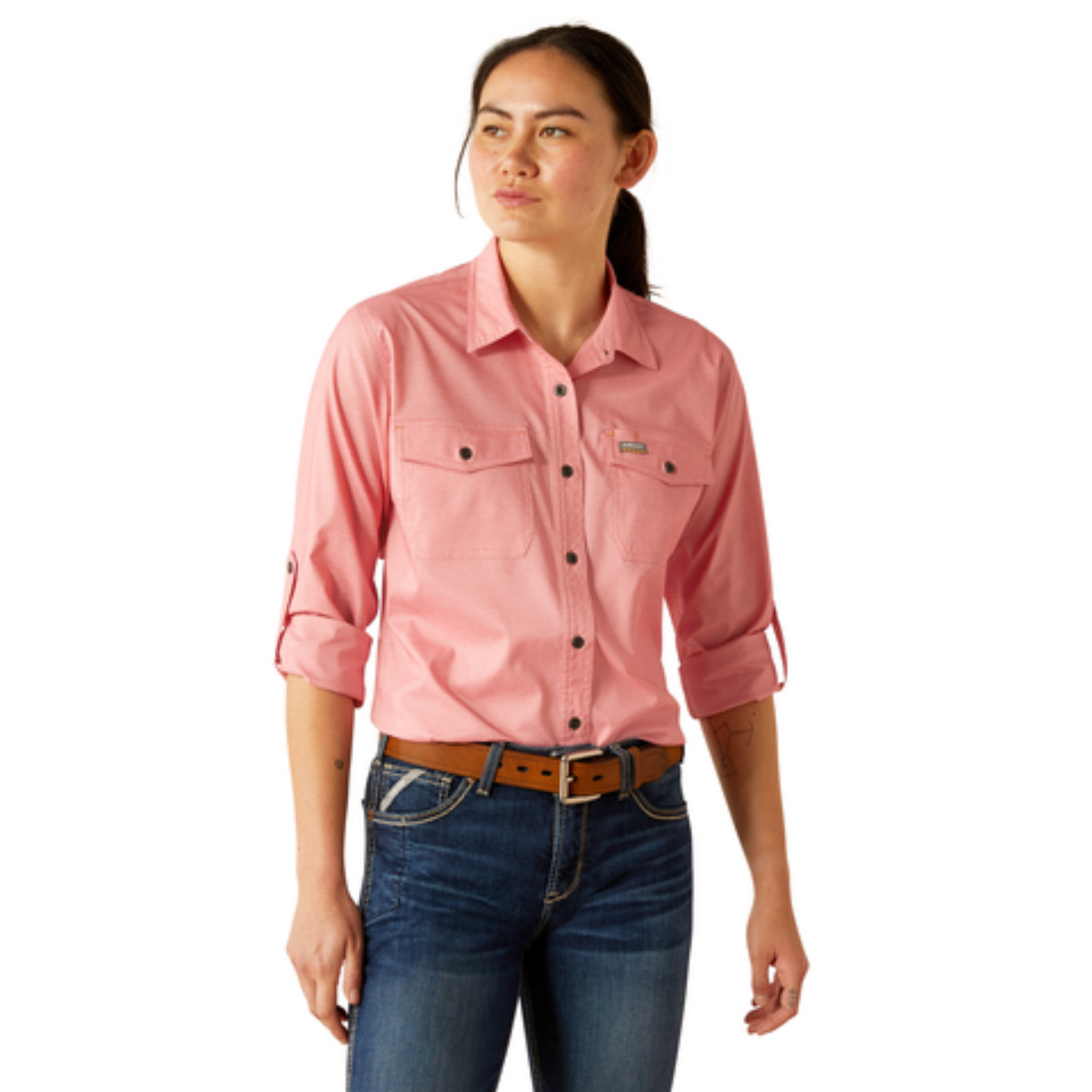 Picture of Ariat 10058538 Rebar Made Tough VentTEK DuraStretch  Work Shirt