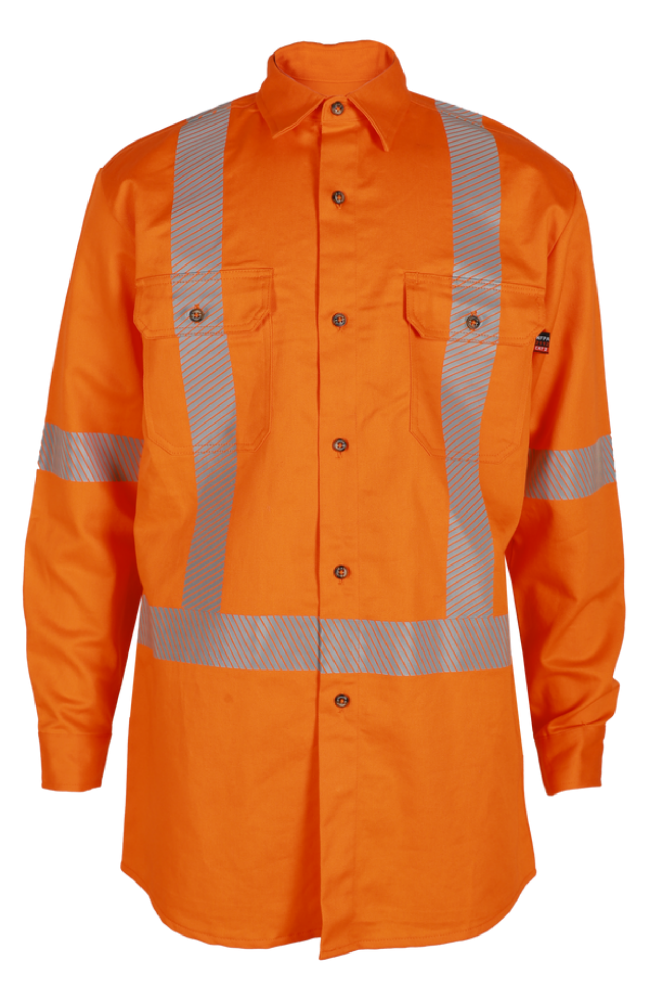 Picture of Forge FR MFRCBST-2 MEN'S FR BUTTON SHIRT WITH TAPING
