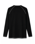 Picture of Forge FR MFRTHCNT-1 MEN'S BLK FR THERMAL T-SHIRT WITH CONTRAST STITCHING