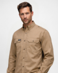 Picture of Forge FR MFRRIPVB-607 MEN'S FR RIPSTOP VENT BUTTON SHIRT