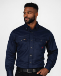 Picture of Forge FR MFRRIPVB-607 MEN'S FR RIPSTOP VENT BUTTON SHIRT