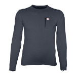 Picture of Carhartt UH0110M UH0110-MB Force Heavyweight Heathered Knit Base Layer Crewneck Pocket Top