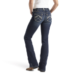 Picture of Ariat 10014022 Mid Rise Whipstitch Boot Cut Jeans