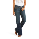 Picture of Ariat 10014022 Mid Rise Whipstitch Boot Cut Jeans