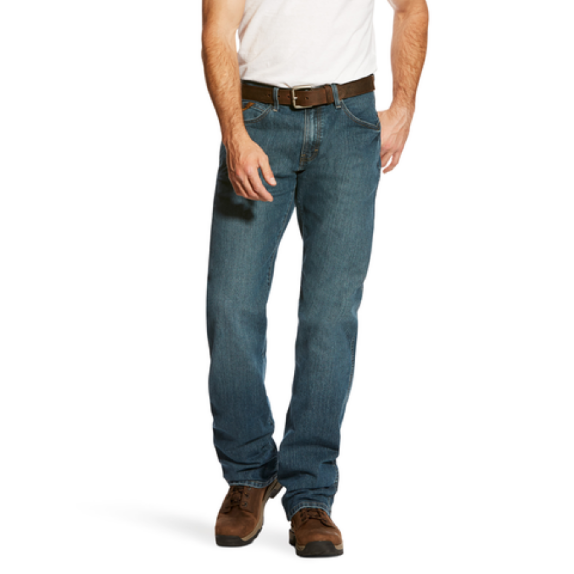 Picture of Ariat 10016221 Rebar M4 Relaxed DuraStretch Basic Boot Cut Jean