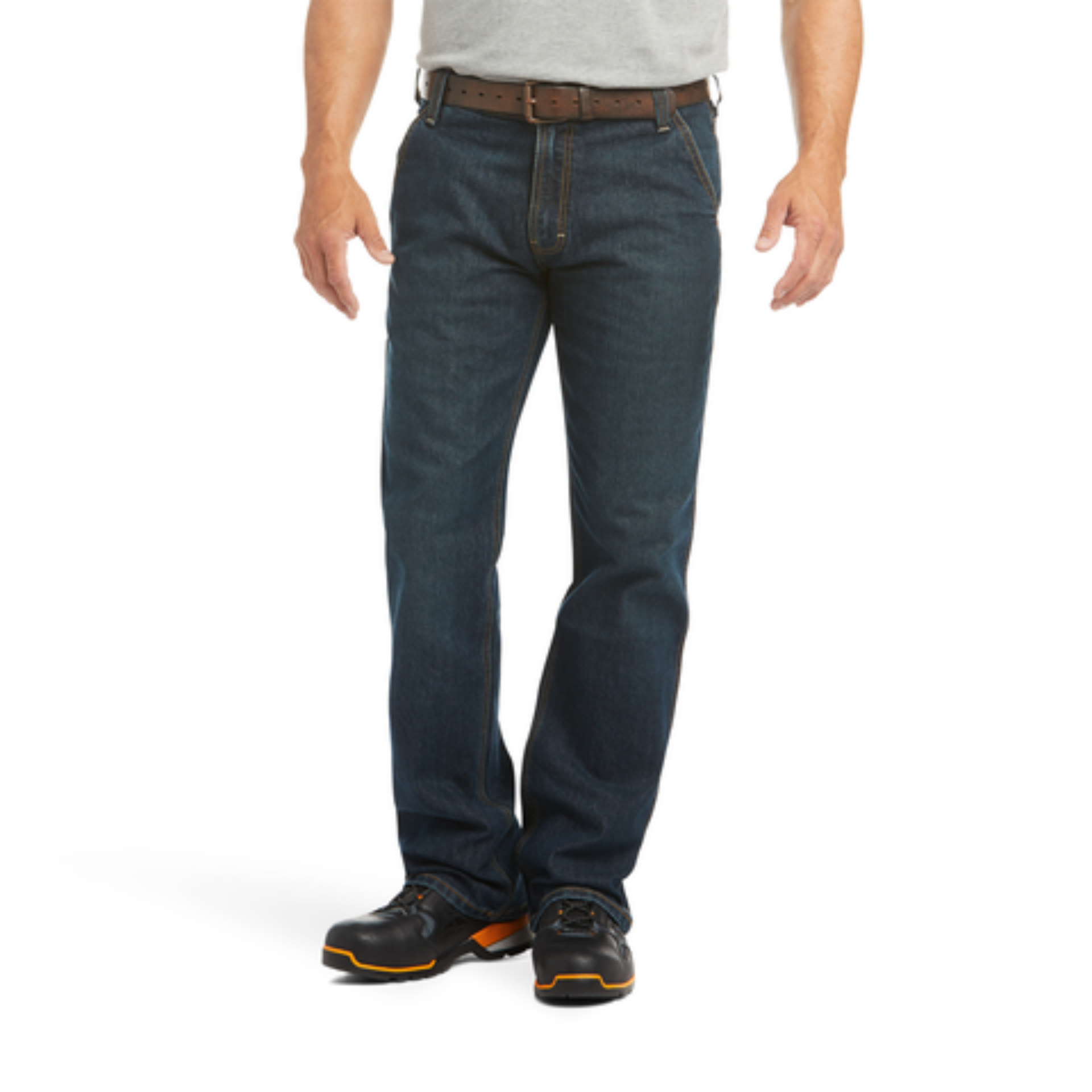 Picture of Ariat 10018377 Rebar M4 Relaxed DuraStretch Workhorse Boot Cut Jean