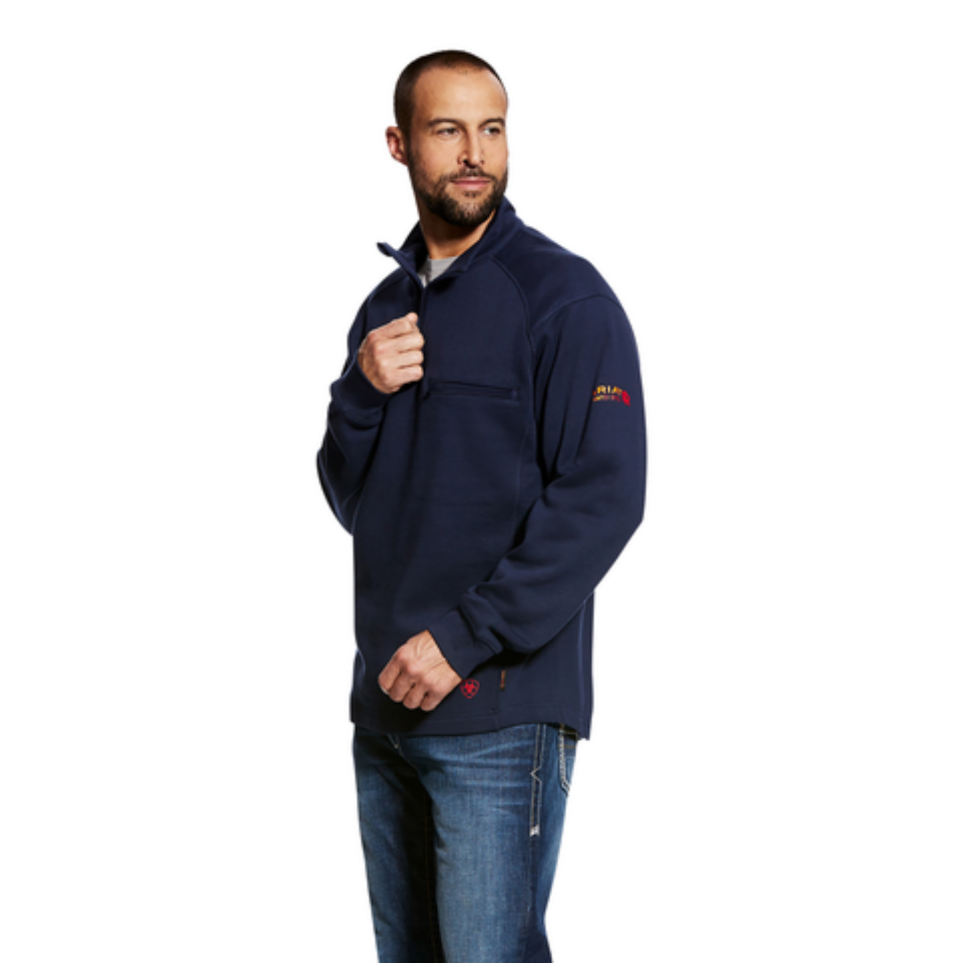 Picture of Ariat 10022333 FR Rev 1/4 Zip Top
