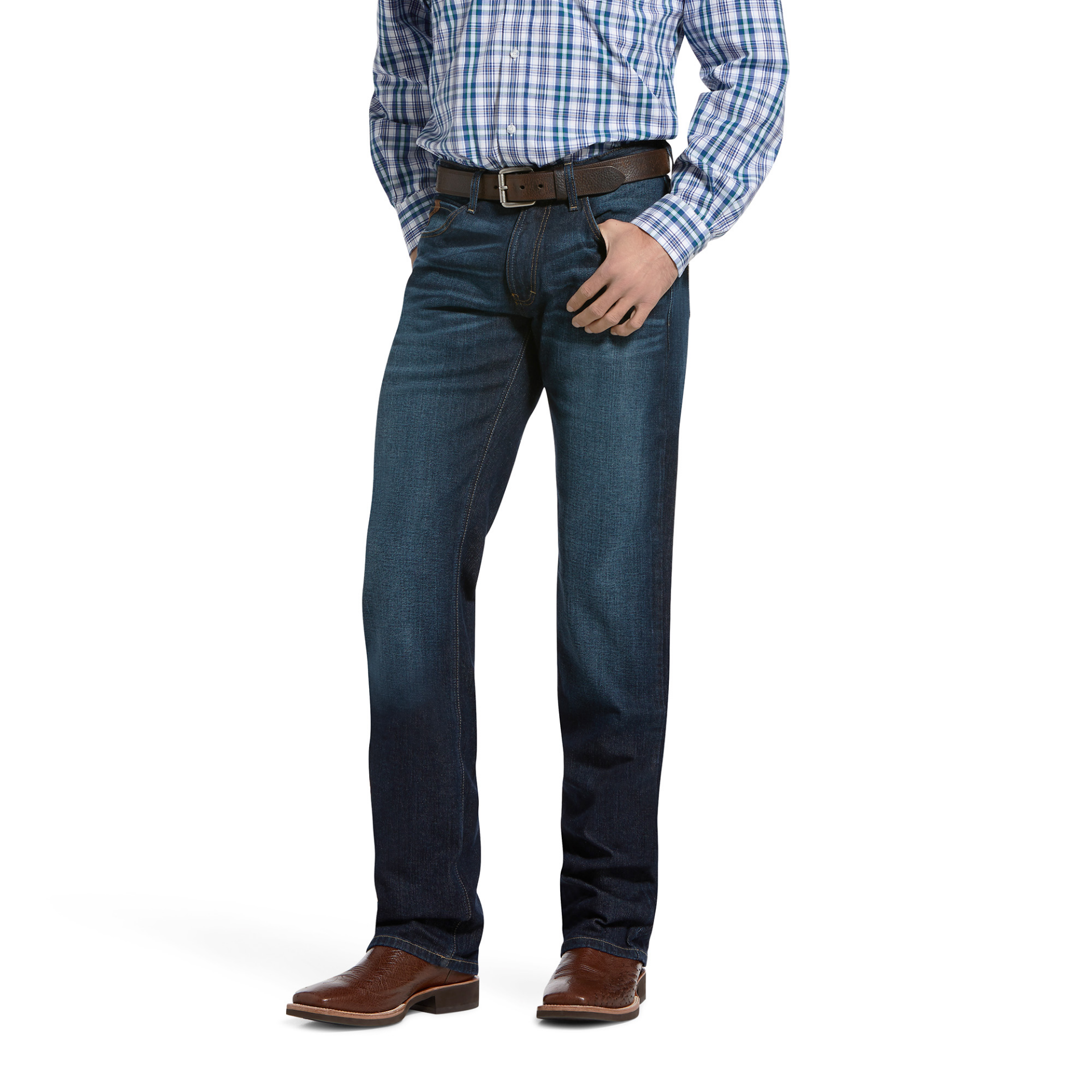Picture of Ariat 10022784 M5 Slim Stretch Legacy Stackable Straight Leg Jean