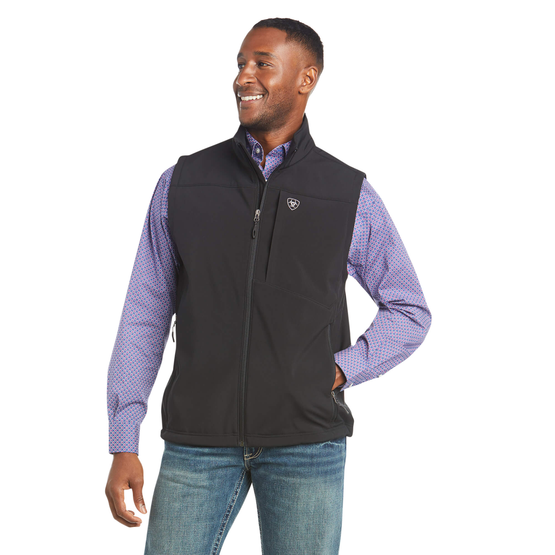 Picture of Ariat 10023335 Vernon 2.0 Softshell Vest