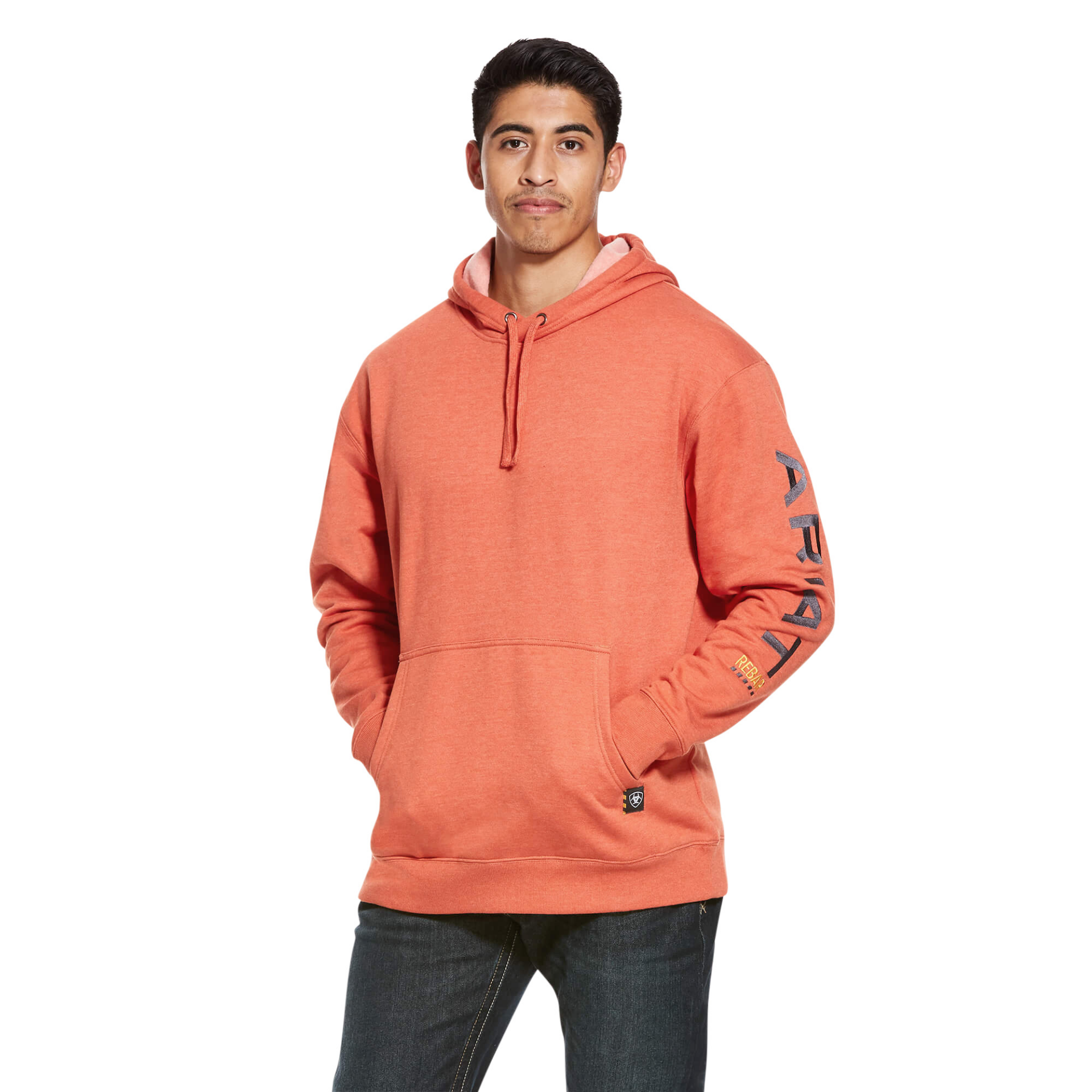 Picture of Ariat 10027809 Rebar Workman Graphic Hoodie