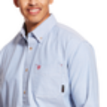 Picture of Ariat 10027886 FR Solid Twill DuraStretch Work Shirt