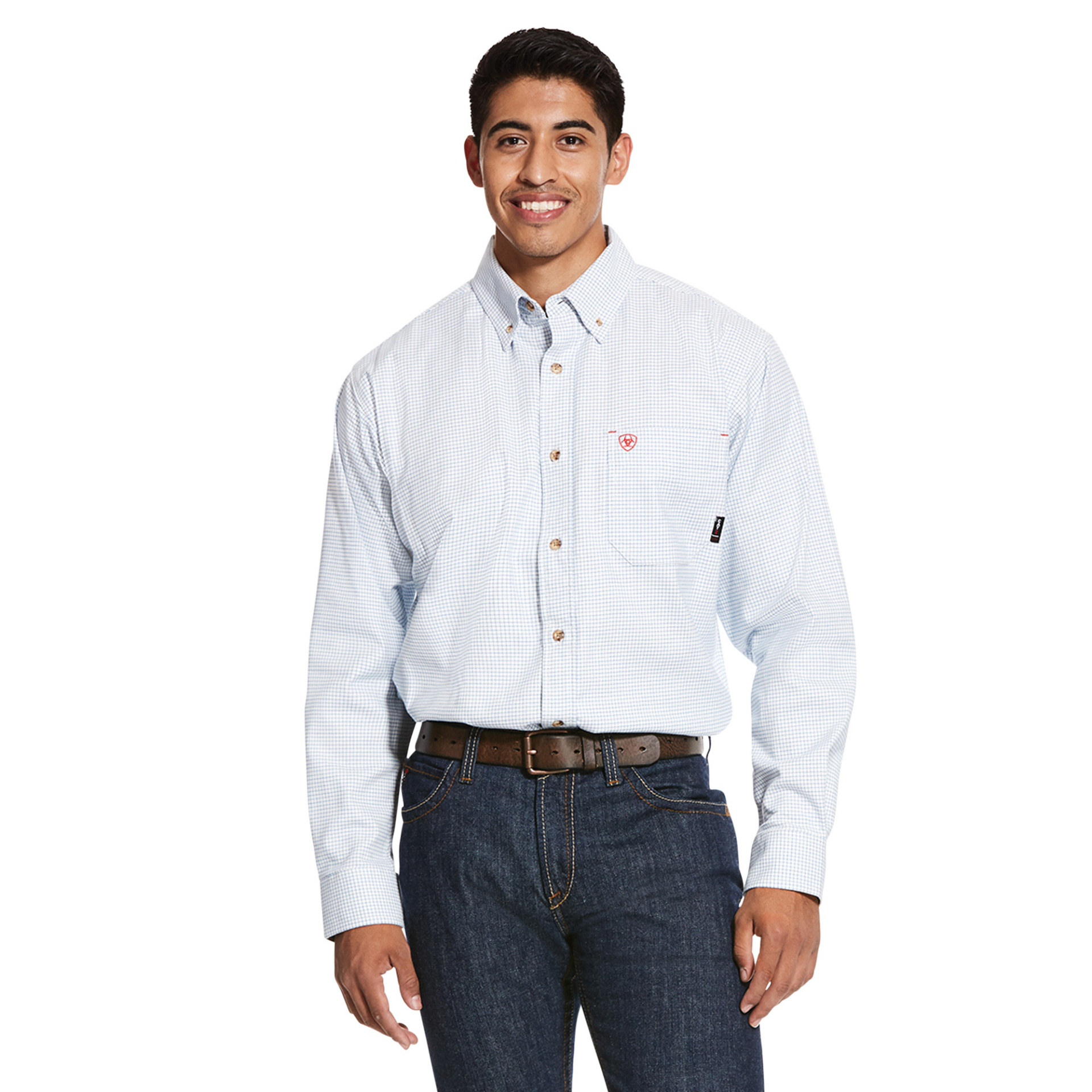 Picture of Ariat 10027887 FR Twill DuraStretch Work Shirt