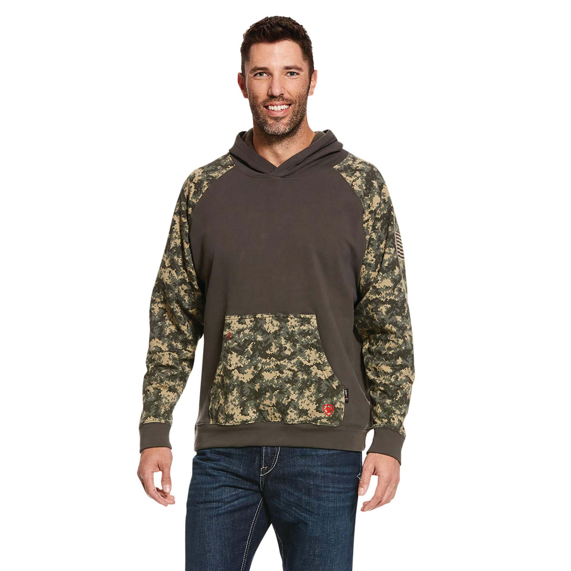 Picture of Ariat 10027911 FR DuraStretch Patriot Hoodie