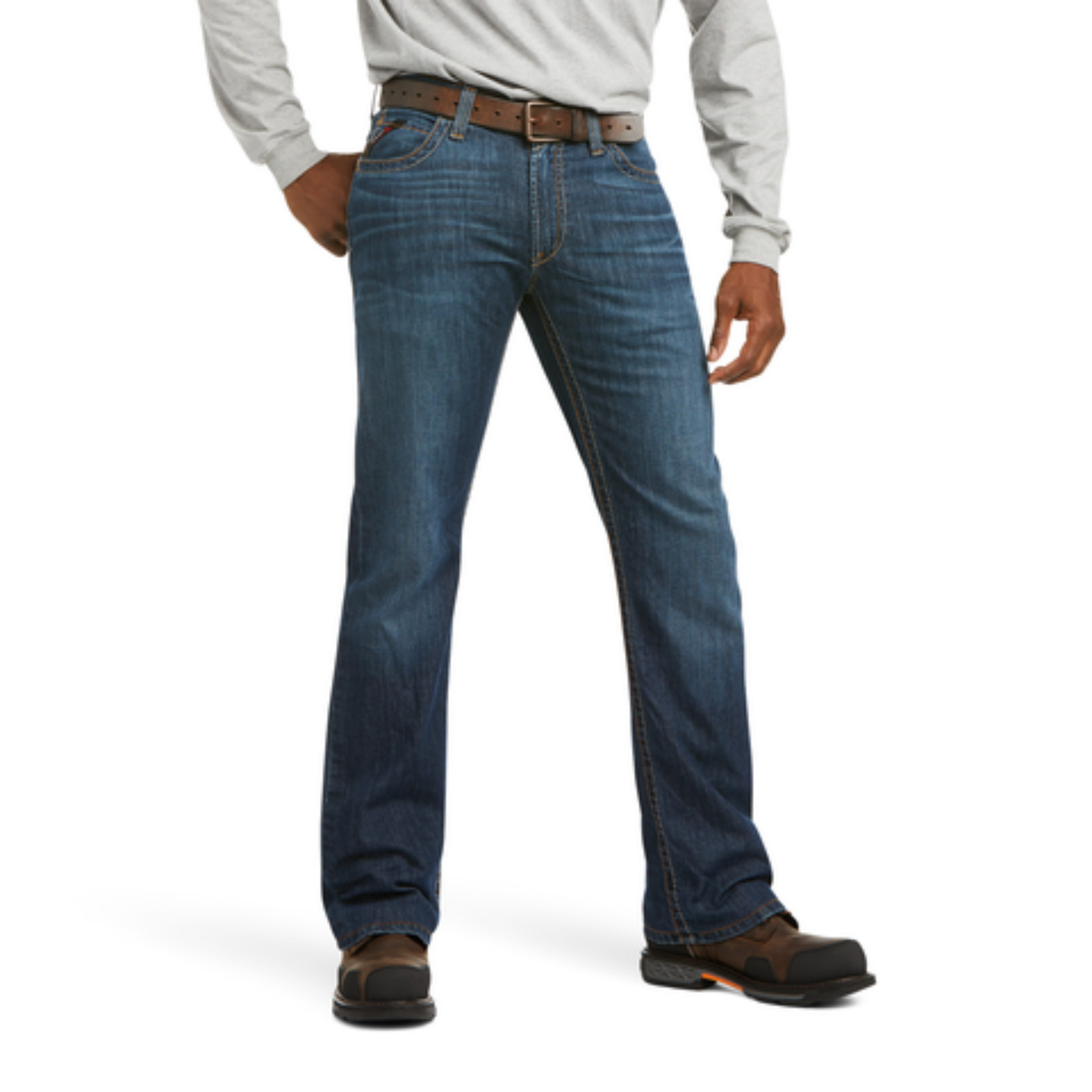 Picture of Ariat 10030266 FR M4 Relaxed Stretch DuraLight Jett Boot Cut Jean