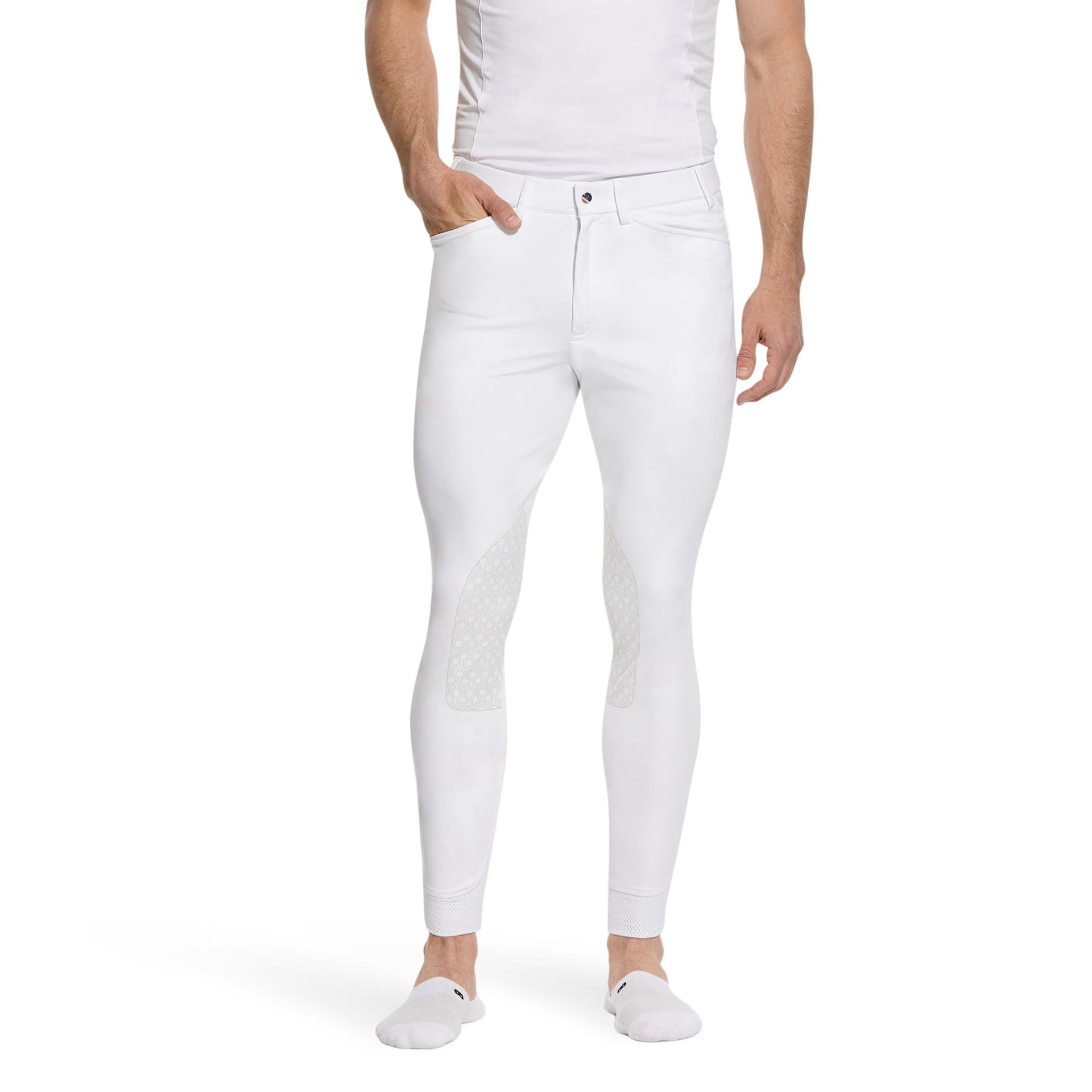 Picture of Ariat 10030545 Tri Factor Grip Knee Patch Breech