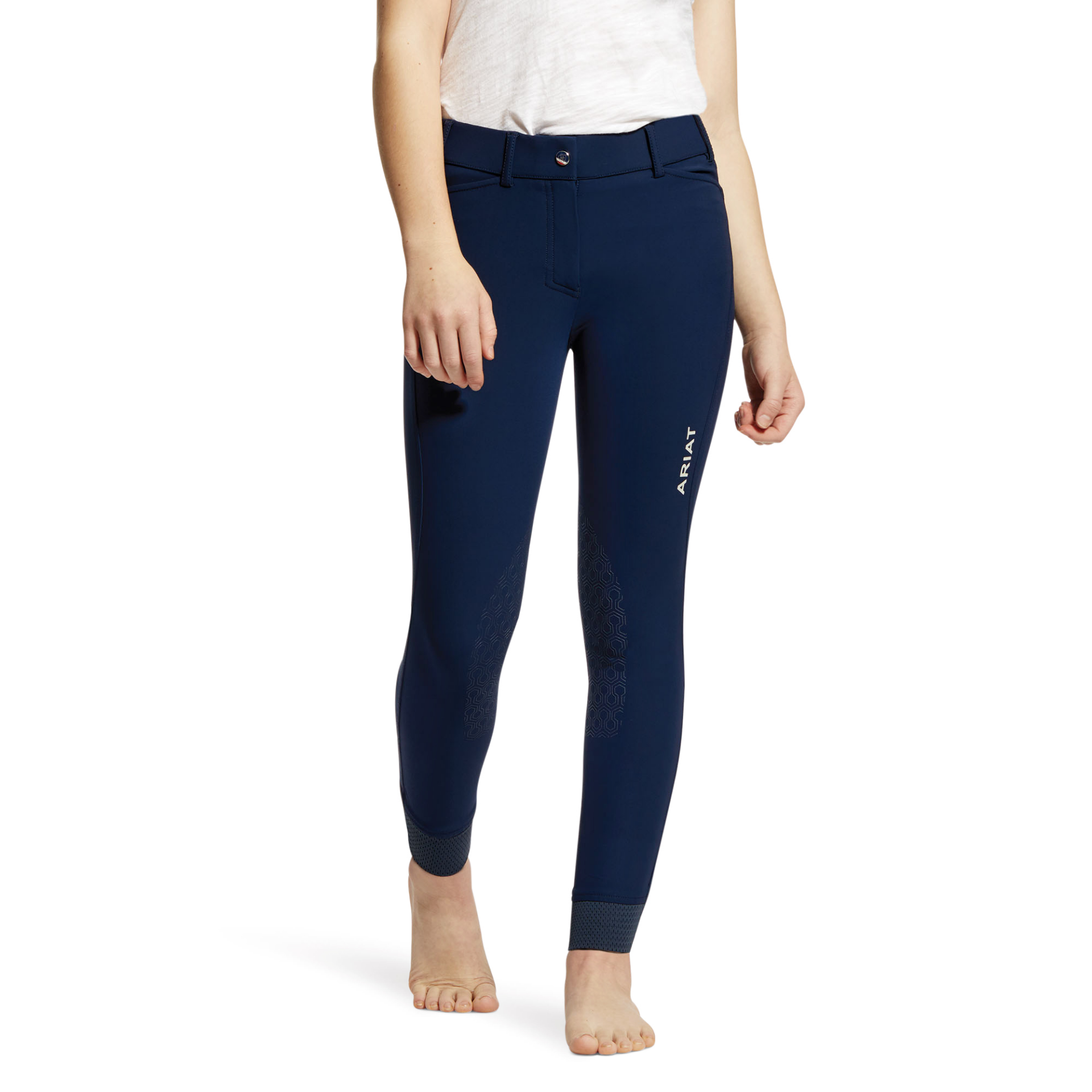 Picture of Ariat 10030996 Tri Factor Grip Knee Patch Breech