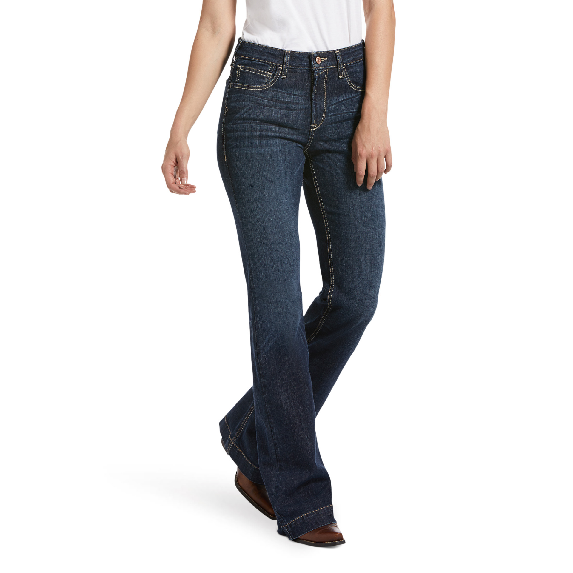 Picture of Ariat 10032550 High Rise Ella Slim Trouser Jeans