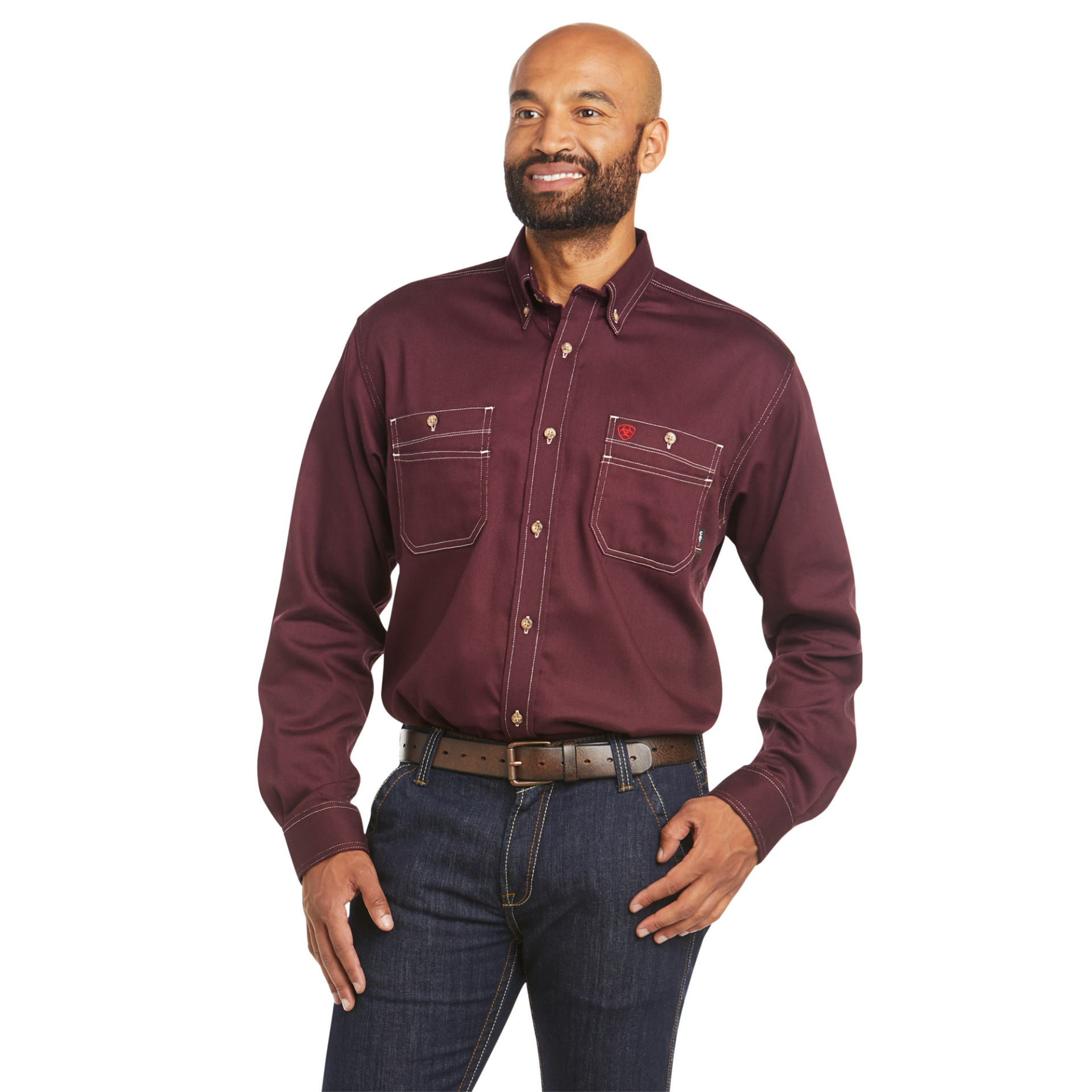 Picture of Ariat 10035432 FR VENTED  LS WRK SHRT