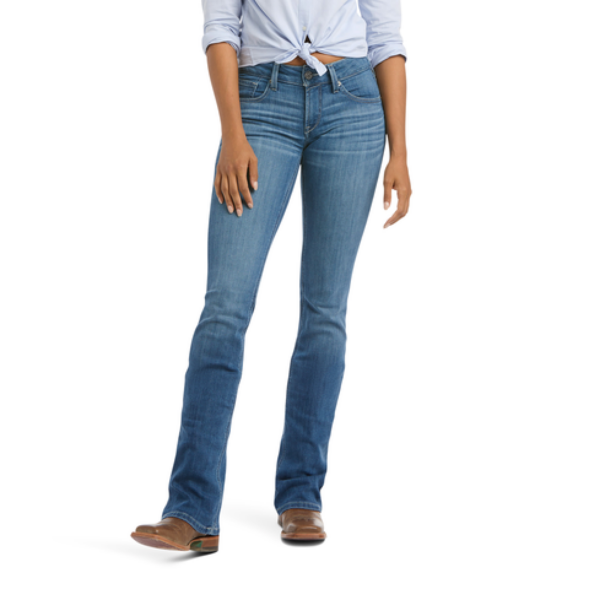 Picture of Ariat 10036812 R.E.A.L MR  PATRICIA BOOT JEAN MAINE