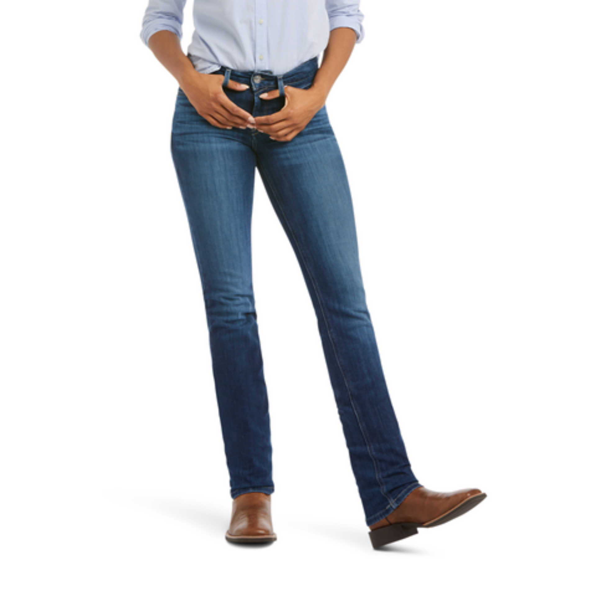 Picture of Ariat 10036814 R.E.A.L. Perfect Rise  Abby Straight Jean
