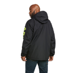 Picture of Ariat 10037607 Rebar Stormshell Logo Waterproof Jacket