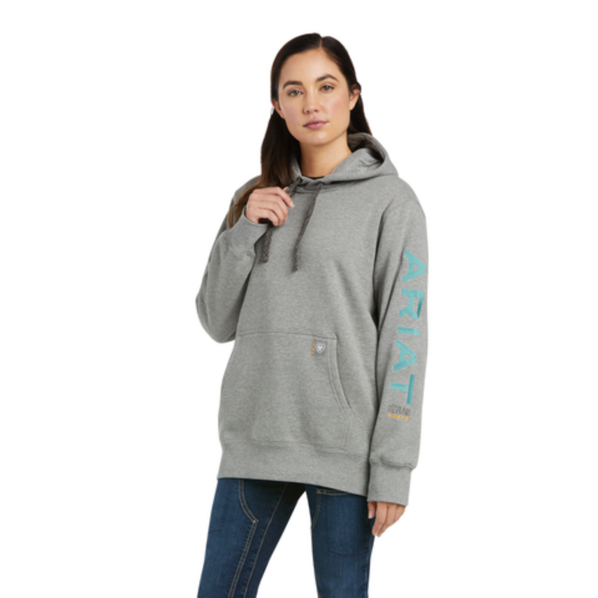 Picture of Ariat 10037619 Rebar Workman Graphic Hoodie