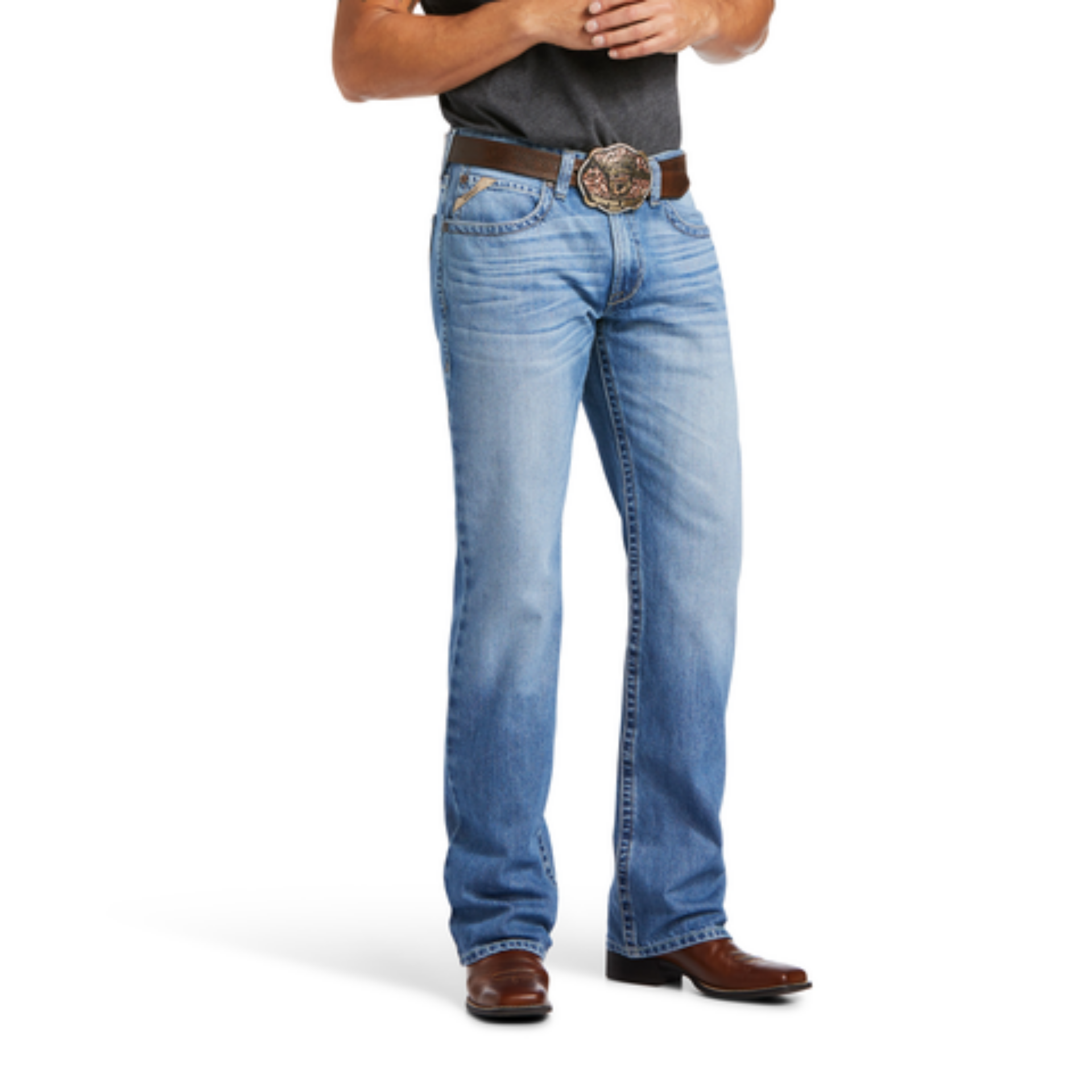 Picture of Ariat 10039631 M4 Relaxed 3D Goldfield Boot Cut Jean