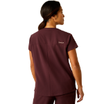 Picture of Ariat 10039722 Eliza Two Pocket Fashion Scrub Top