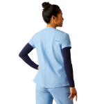 Picture of Ariat 10039723 Eliza Two Pocket Fashion Scrub Top