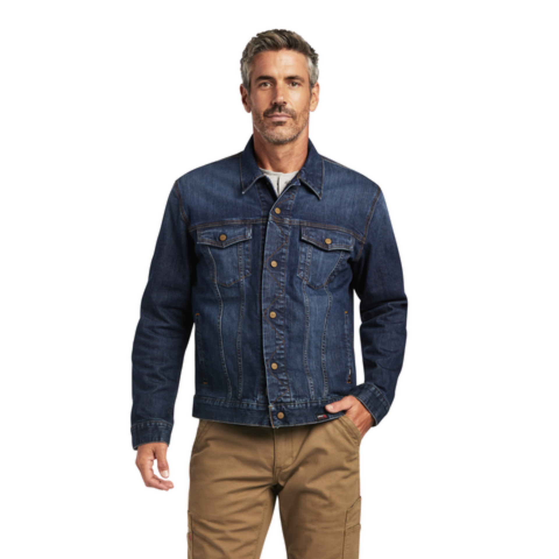 Picture of Ariat 10041075 FR DURASTRETCH TRUCKER JKT