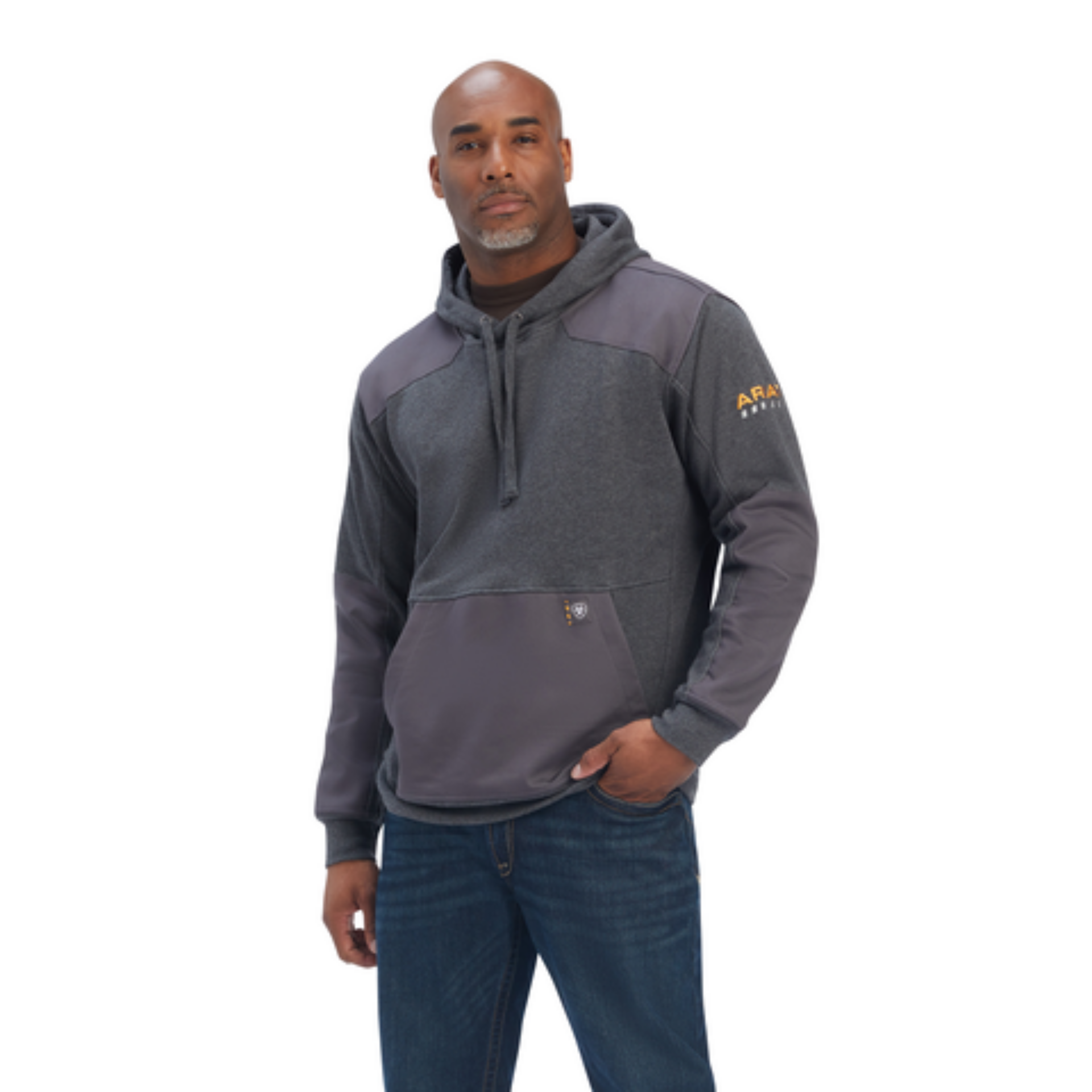 Picture of Ariat 10041499 Rebar Workman DuraCanvas Hoodie