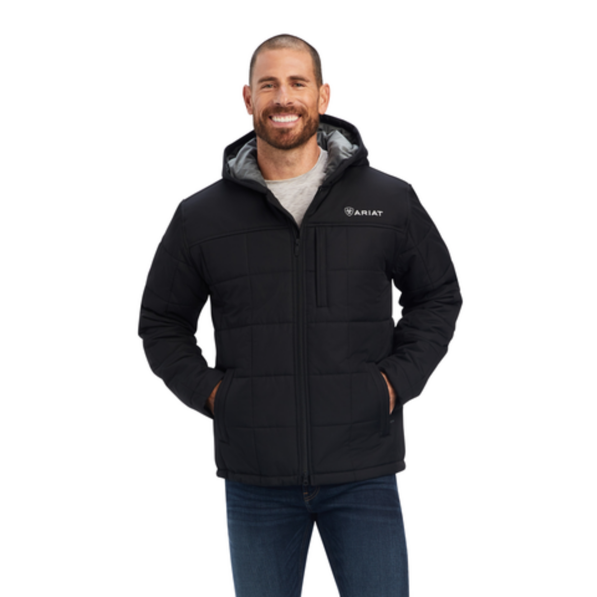 Picture of Ariat 10041649 Crius Hooded Insulated Jacket