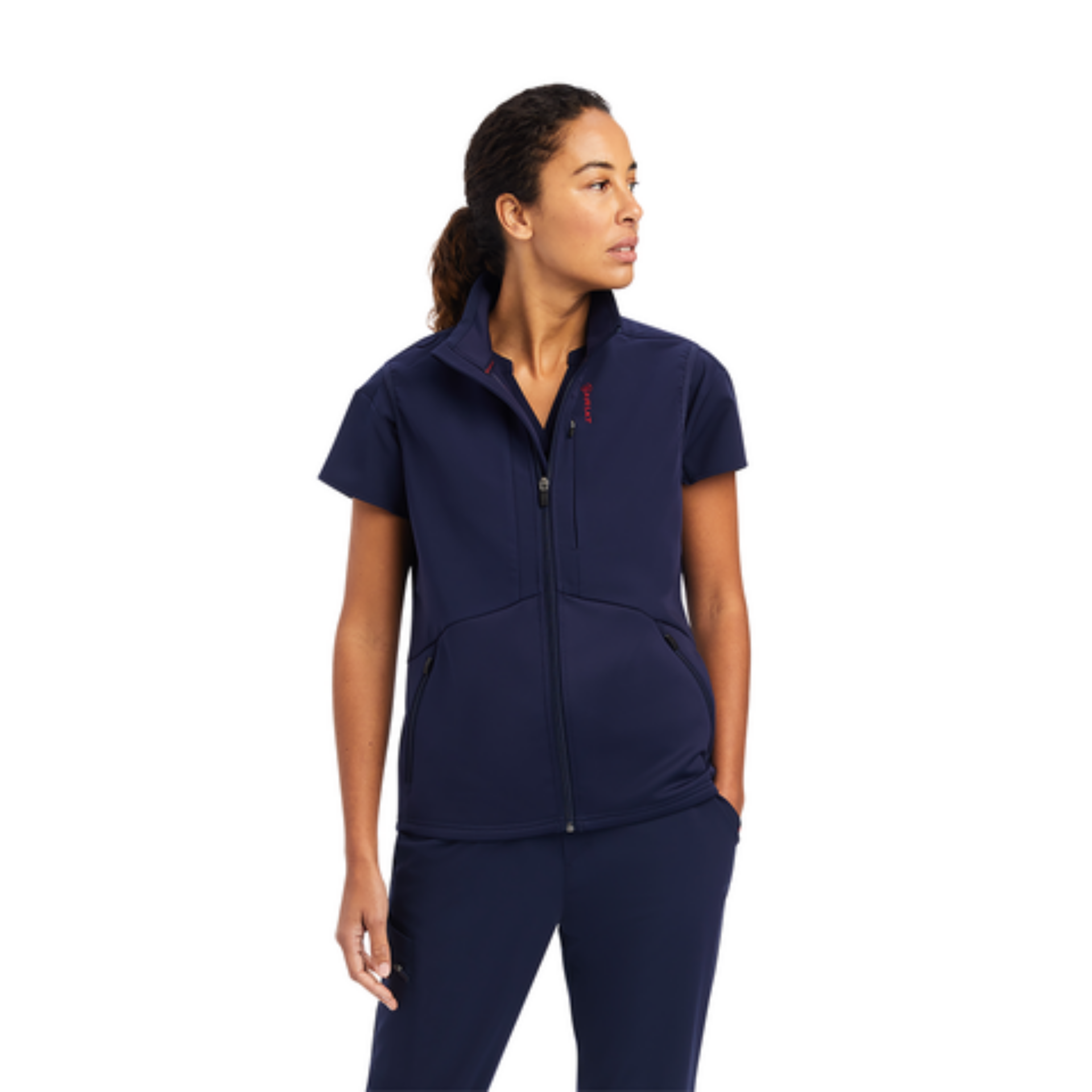 Picture of Ariat 10041891 Sina Fleece Scrub Vest
