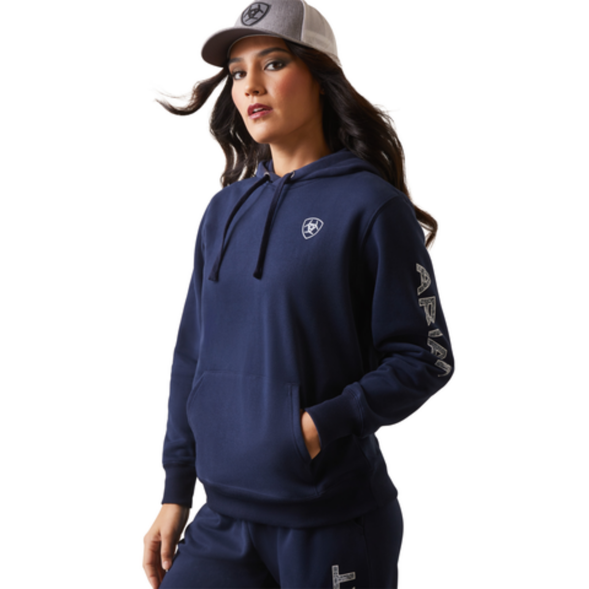 Picture of Ariat 10043446 Ariat Logo Hoodie